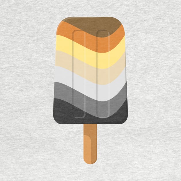 Cute Gay Bear Pride Flag Popsicle by LiveLoudGraphics